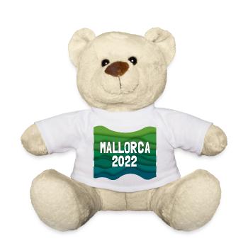 Mallorca 2022, Malle, Balearen,Spanien, Mittelmeer - Teddy - Weiß - Vorne