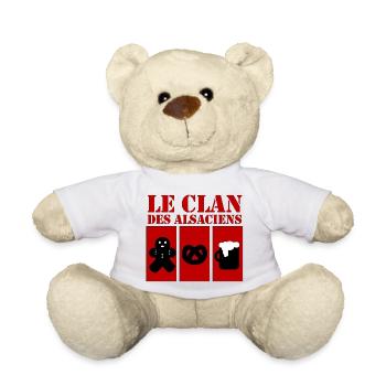 Le clan des Alsaciens - Nounours - blanc - Devant