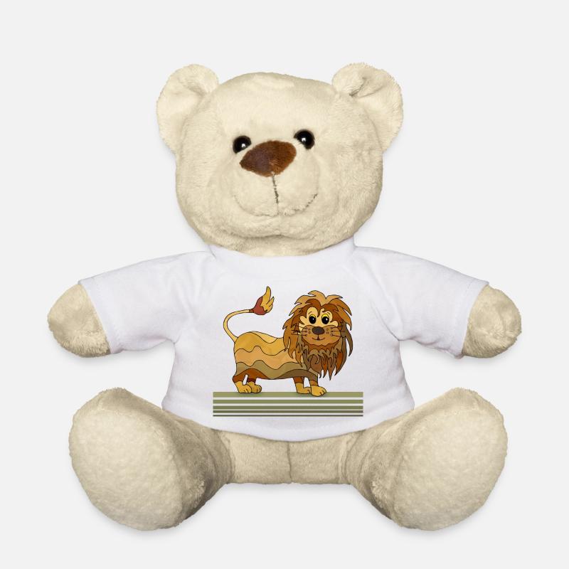 Löwe - Teddy - Weiß