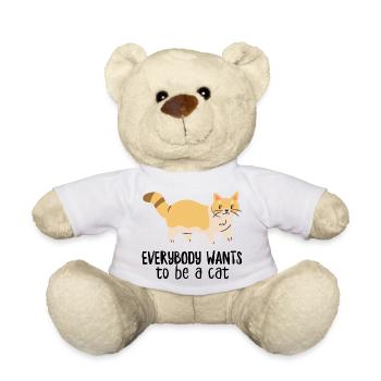 Tout le monde veut être un chat - Nounours - blanc - Devant