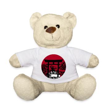 Japan Samurai - Teddy - Weiß - Vorne