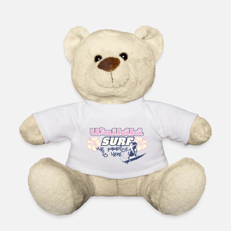 surf the paradise - Nounours - blanc