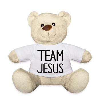 Équipe Jésus - Nounours - blanc - Devant