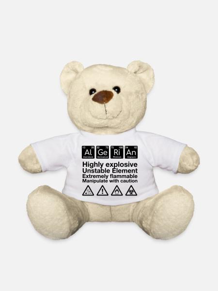 Algerian Chimestry - Teddy Bear - white