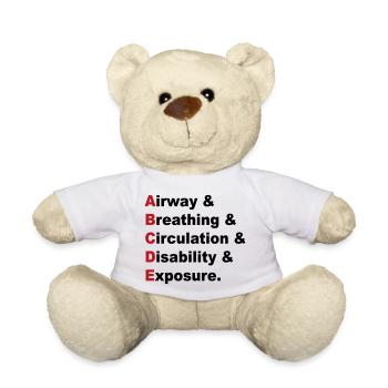 ABCDE Regel - Teddy - Weiß - Vorne