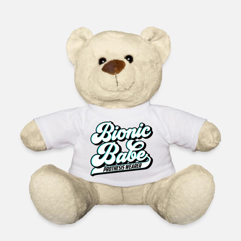 Bionic Babe | Prosthesis | Colors can be changed - Teddy Bear - white
