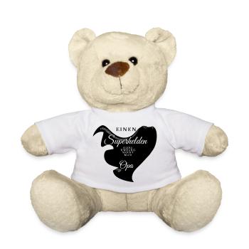 Superheld ohne... Opa - Teddy - Weiß - Vorne
