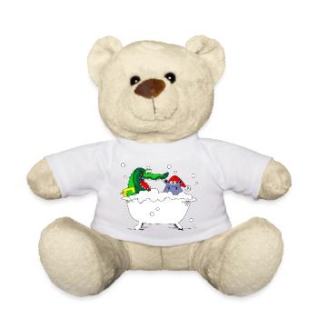 baignoire hippone neige bain hippo enfants enfants enfants enfants - Nounours - blanc - Devant