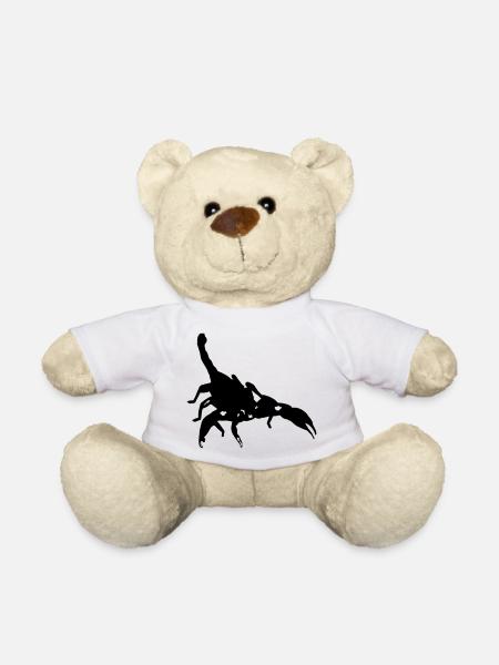 Skorpion Skorpion giftig Stachel Spinnentier Tier - Teddy - Weiß