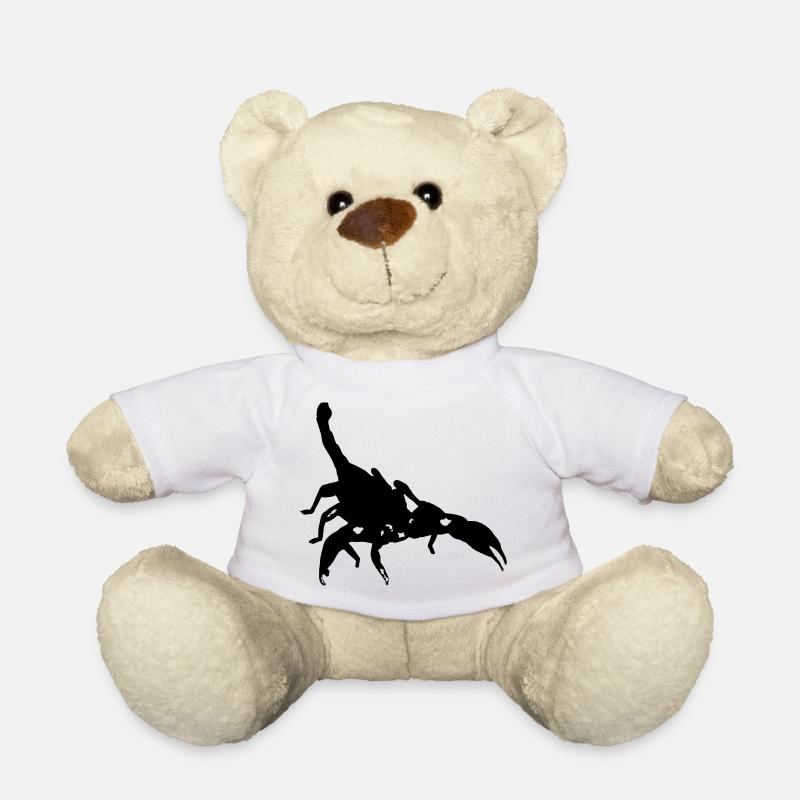Skorpion Skorpion giftig Stachel Spinnentier Tier - Teddy - Weiß