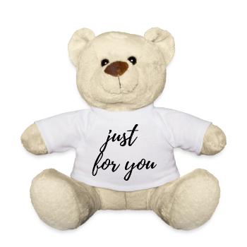 Just for you - Nounours - blanc - Devant