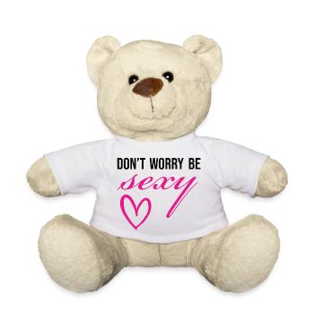 Dont' worry - Teddy - Weiß - Vorne