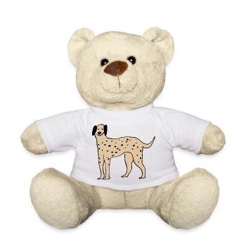 Dalmatian - Teddy Bear - white - Front