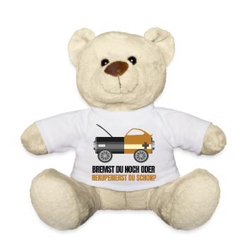 E-Autofahrer - Teddy - Weiß - Vorne