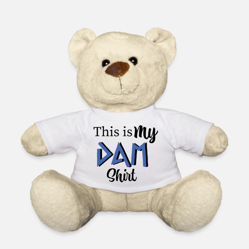 This is my DAM shirt - Percy Jackson inspired art - Teddy Bear - white