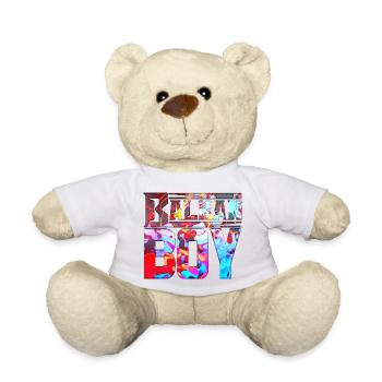 Balkans Croatie Bosnie Serbie juge exyu boy boys - Nounours - blanc - Devant