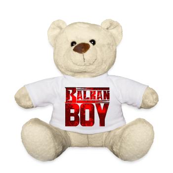 Balkans Croatie Bosnie Serbie juge exyu boy boys - Nounours - blanc - Devant