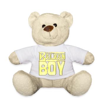 Balkans Croatie Bosnie Serbie juge exyu boy boys - Nounours - blanc - Devant