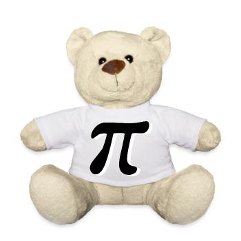 Archimedes π - Teddy Bear - white - Front