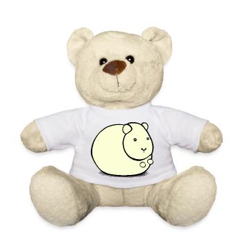 Hamster mignon animal rongeur animaux drôle animal 4 - Nounours - blanc - Devant