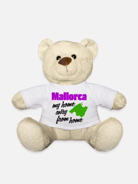 Mallorca - my home away from home - Teddy Bear - white