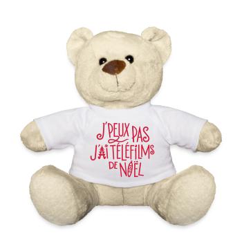 J'peux pas j'ai téléfilms de Noël - Nounours - blanc - Devant