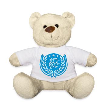 Armoiries Partition de musique clef - Nounours - blanc - Devant