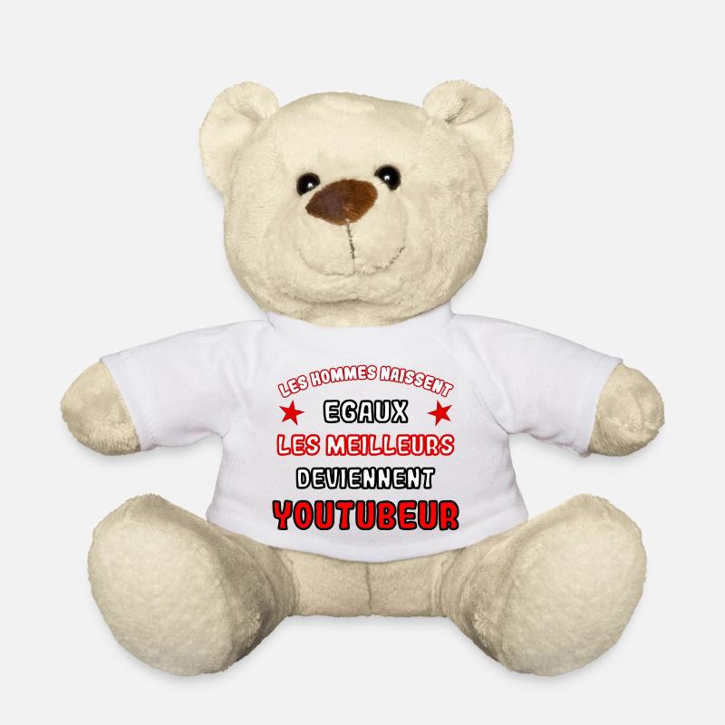 Meilleur youtubeur humour - Nounours - blanc