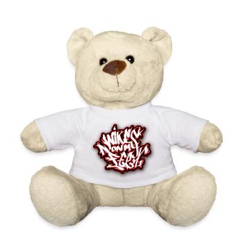 Graffiti Stile - Teddy - Weiß - Vorne