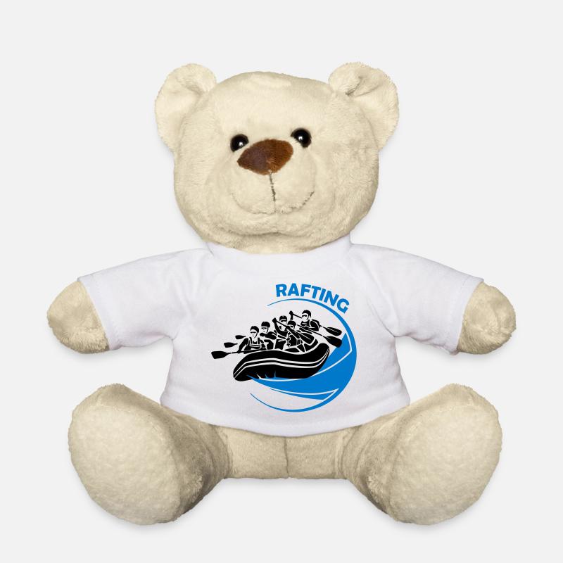 Rafting - Teddy Bear - white