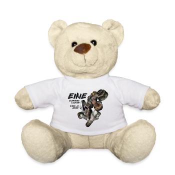 EINE Schraube locker... kann ja jeder! - Teddy - Weiß - Vorne