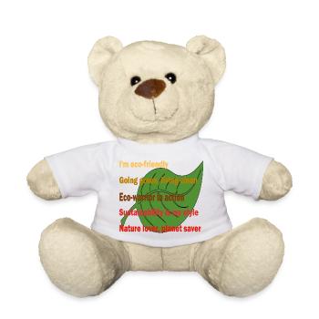 Eco guerrier en action - Nounours - blanc - Devant