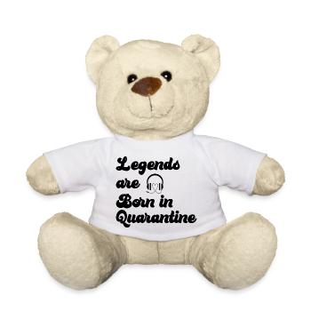 Pregnancy Baby Shower Babyshower Boy Girl - Teddy Bear - white - Front