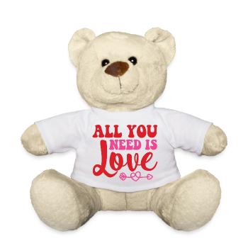 All You Need Is Love - Teddy - Weiß - Vorne