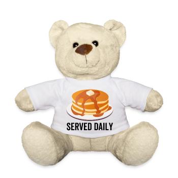 Crêpes servies tous les jours - Nounours - blanc - Devant