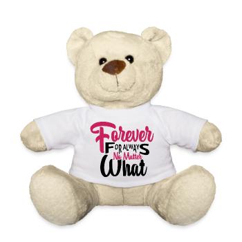Forever For Always No Matter What - Teddy - Weiß - Vorne