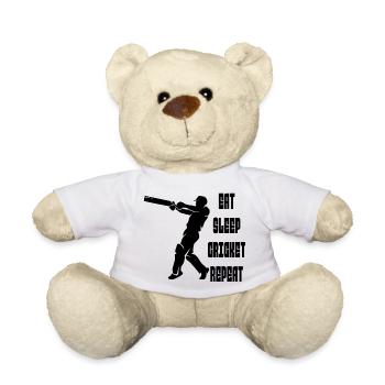 Équipe de cricket Équipe de cricket - Nounours - blanc - Devant