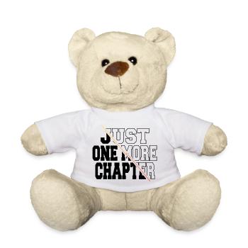 book worm present green readers fun present idea - Teddy - Weiß - Vorne