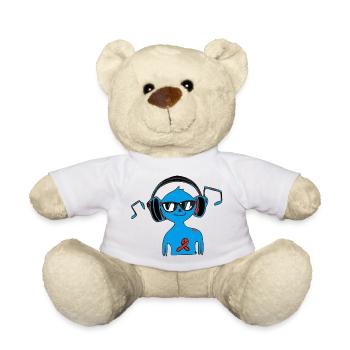 Juk the monkey - Teddy Bear - white - Front