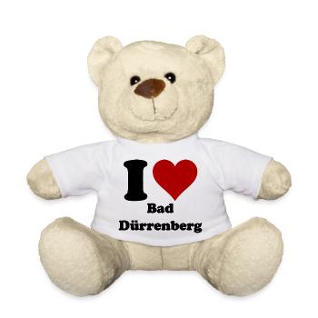 I Love Bad Dürrenberg - Teddy - Weiß - Vorne
