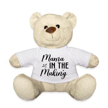 Mama In The Making - Teddy - Weiß - Vorne