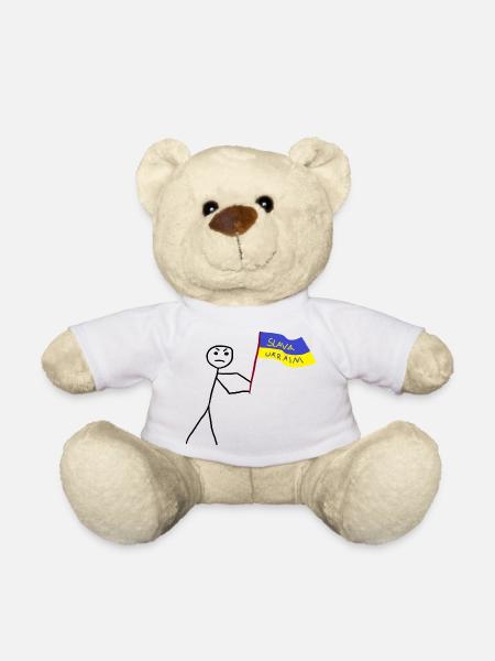 Ukrainisch - Teddy - Weiß