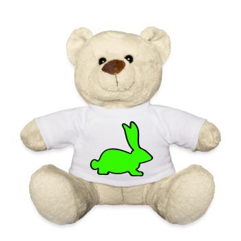 Rabbit - Teddy Bear - white - Front