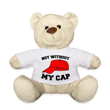 Pas sans ma casquette 002 - Nounours - blanc - Devant