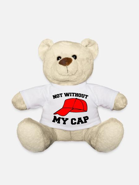 Pas sans ma casquette 002 - Nounours - blanc