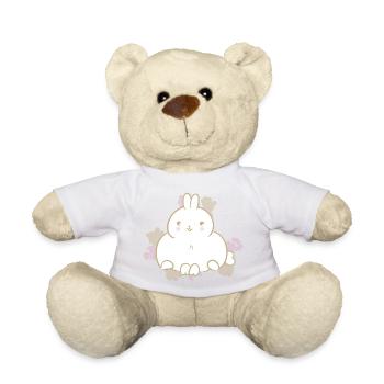 Lapin mignon - Nounours - blanc - Devant