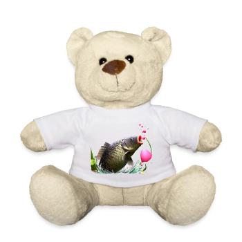 Roi de la carpe - Nounours - blanc - Devant