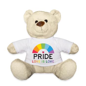 Stolz - Liebe ist Liebe. - Teddy - Weiß - Vorne