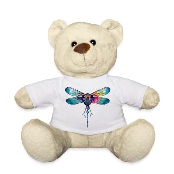 Kola la libellule - Nounours - blanc - Devant