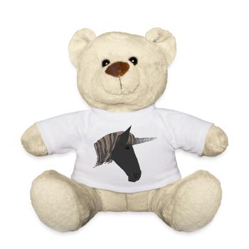 black unicorn - Teddy - Weiß - Vorne